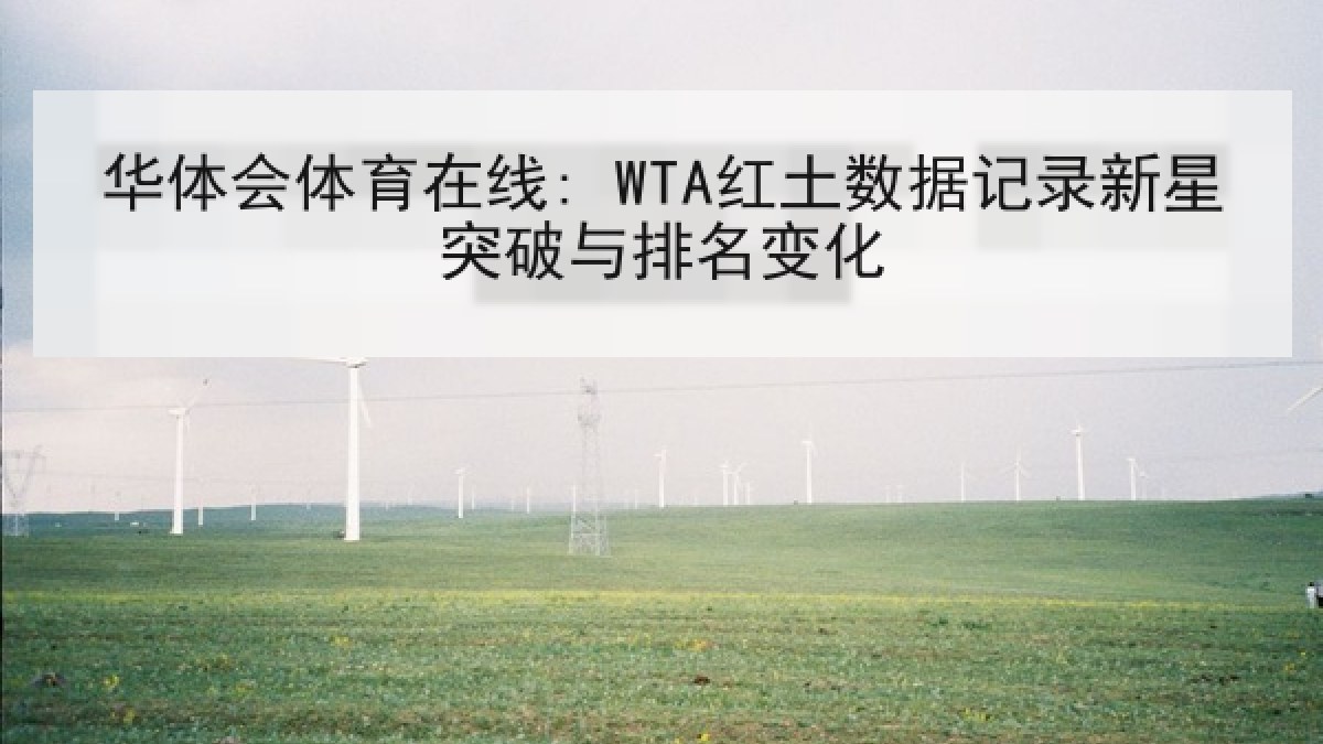 华体会体育在线: WTA红土数据记录新星突破与排名变化